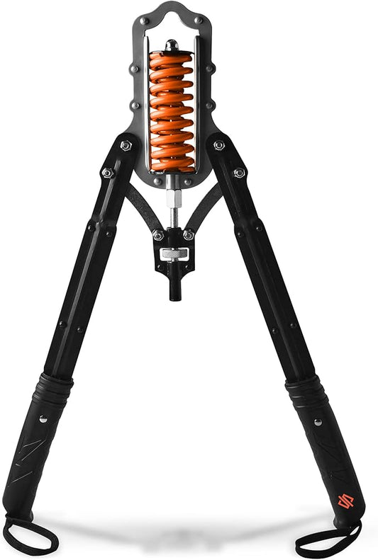 SQUATZ Twister Bar Arm Exercise - Home Chest Expander 22-440lbs with 2-20 levels,