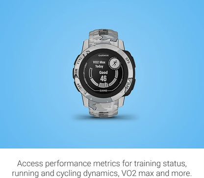 Garmin Instinct 2S, Camo-Edition, Smaller-sized Rugged Outdoor Watch with GPS, Built for All Elements, Multi-GNSS Support, Tracback Routing and More, mist camo
