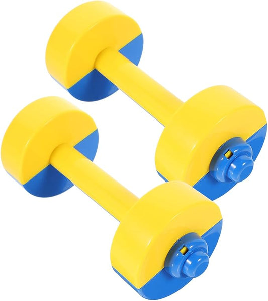 NUOBESTY 1 Pair Kids Weightlifting Dumbbells Plastic Home Exercise Dumbbell Kids Weight Lifting Set Exercise Fitness Dumbbells(Random Color)