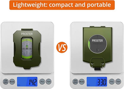 Proster IP54 Hiking Compass with Sighting Clinometer Professional