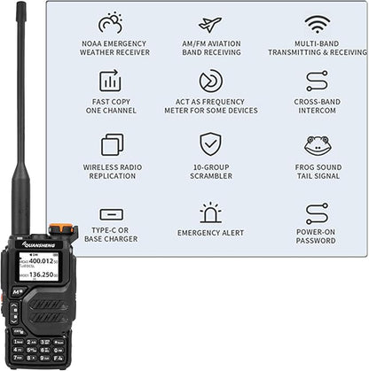 Quansheng UVK5 Walkie Talkie 200CH, 2 2 Way