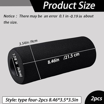 Foot Foam Pads Rollers Replacement(8.46 * 3.5 * 3.5in), Buffer Leg Tube Sponge for Marcy Smith Cage Machine, Padding Cover for Exercise Machine Home Gym Equipment Part Accesories.