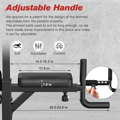 RELIFE REBUILD YOUR LIFE Power Tower Pull Up Equipment,450LBS