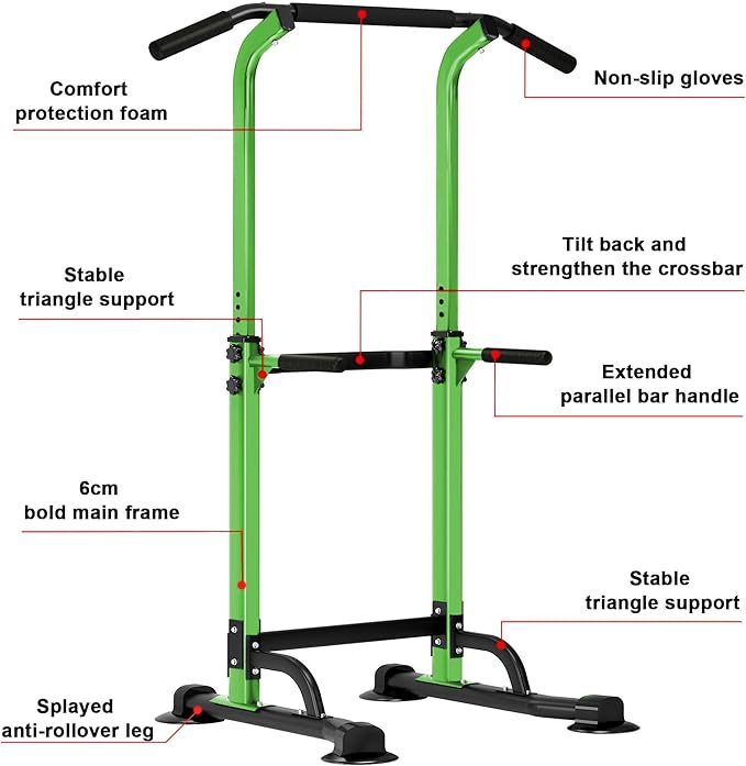 SogesHome Power Tower Pull Up Bar and Dip
