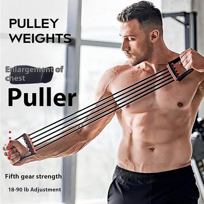 Arm and Chest Muscle Trainer Dilator,5 Tubes