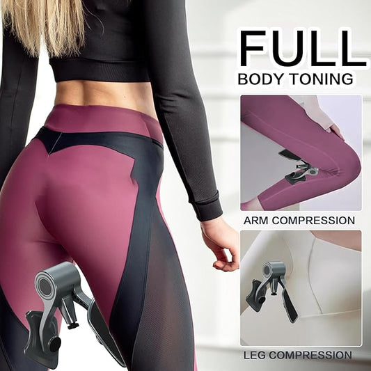 Thigh Master Hip Trainer Kegel Exerciser with Adjustable Baffle