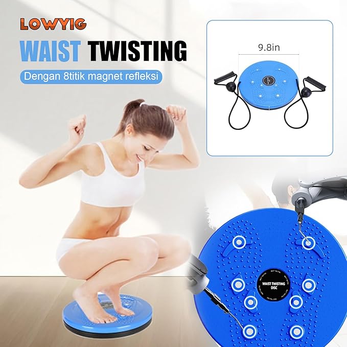 Waist Whisper Disc Ab Twister Board for Exercise