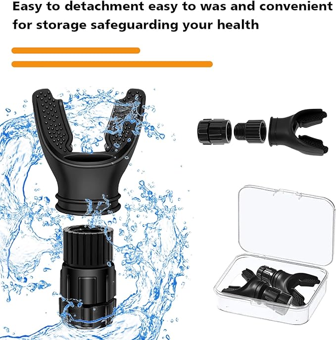 Portable Breathing Trainer Fitness,2pcs Black
