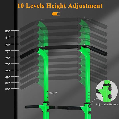 DlandHome Power Tower Dip Station Pull Up Bar
