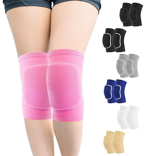 volleyball knee pads for Girls, Youth, Kids, Women, Men, Protective Knee pads for Volleyball Basketball Football Dance Yoga Tennis Running Cycling Workout Wrestling Climbing