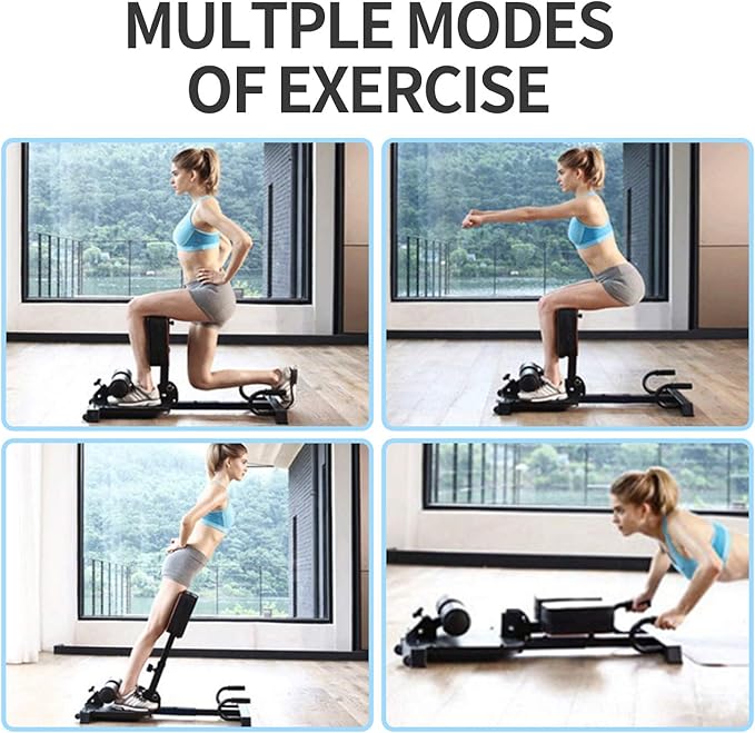 leikefitness Deluxe Multi-Function Deep Sissy Squat Bench Home 8400