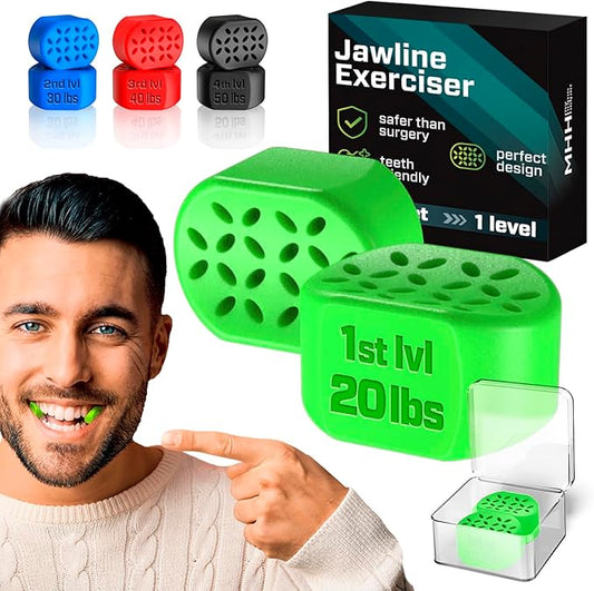 Jawline Exerciser for Men & Women - Powerful