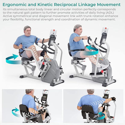 by Innova RCT2025 Recumbent Cross Trainer with Swivel