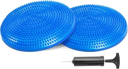 Primasole Balance Disc with Air Pump Wobble Cushion 2 PCS