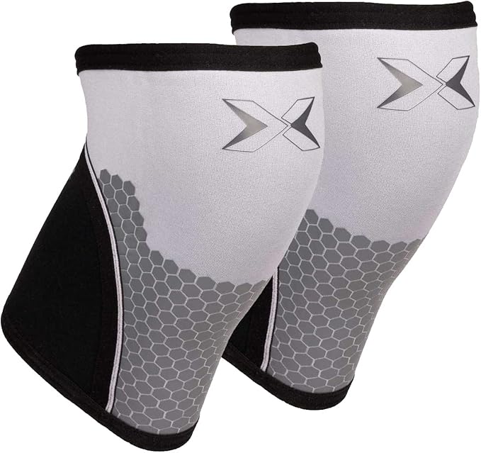 PICSIL Knee Sleeves 5&7mm (1 Pair) Support & Compression for Weightlifting, Powerlifting & Cross Training, Premium Protective Knee Pads for Comfort and Safety, Women & Men