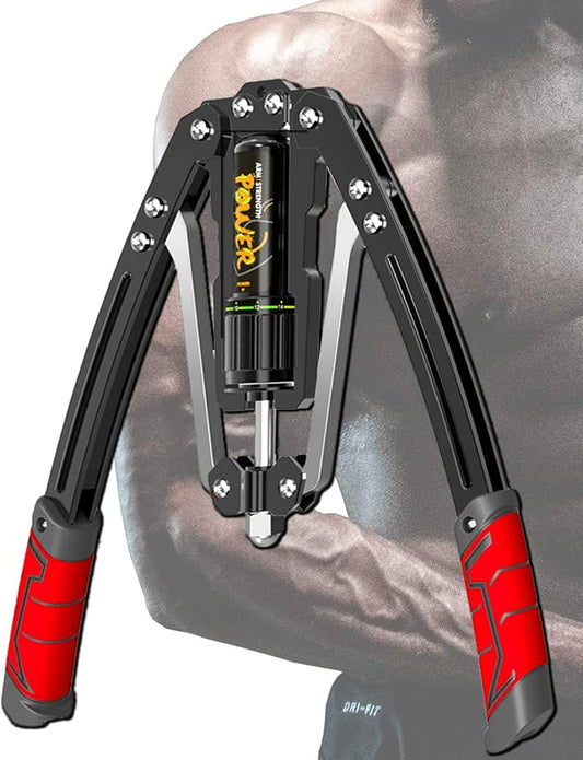 Arm Exercise Equipment Chest Workout - Hydraulic Power 10 Gears 22-440lbs,Chest Exerciser