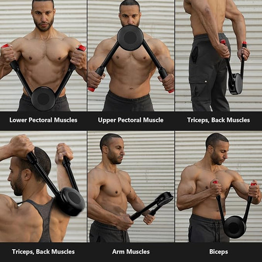 EAST MOUNT Twister Arm Exerciser - Adjustable 22-440lbs Hydraulic Power, Home Chest Expander, Shoulder Muscle Training Fitness Equipment, Arm Enhanced Exercise Strengthener