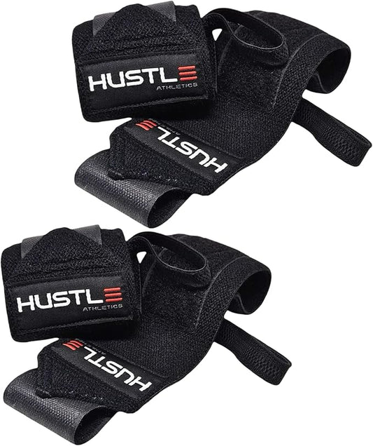 Wrist Wraps for Weightlifting (USPA Approved) - 18" or 12" Premium Quality Weight Lifting Wrist Straps - Best Gym Wrist Wraps with Thumb Loop for Powerlifting & Weight Training for Men & Women