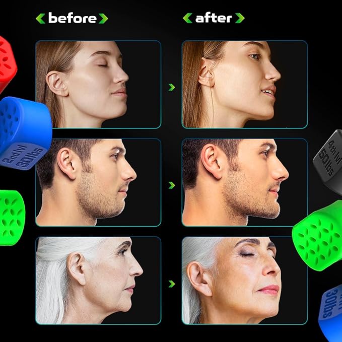 Jawline Exerciser for Men & Women - Powerful