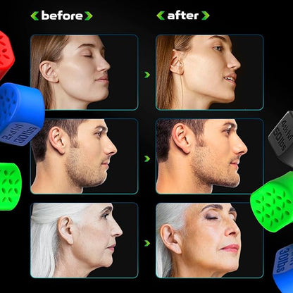 Jawline Exerciser for Men & Women - Powerful