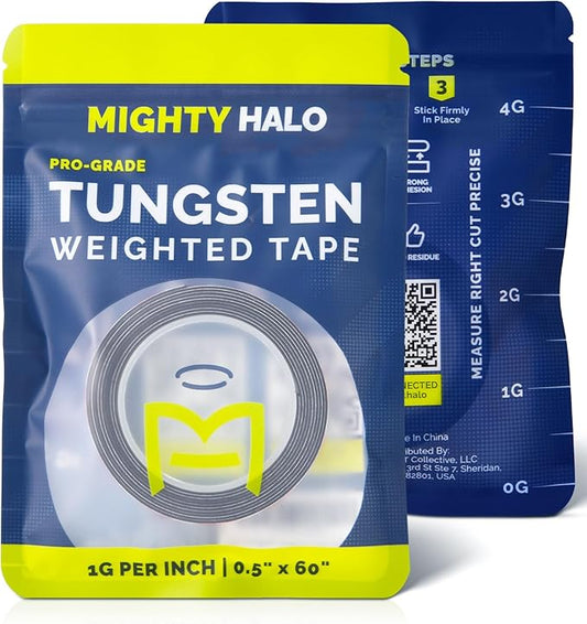 PRO-Grade Weighted Tungsten Tape for Pickleball Paddles, Tennis Rackets or Golf Clubs | Non-Toxic | 60inches