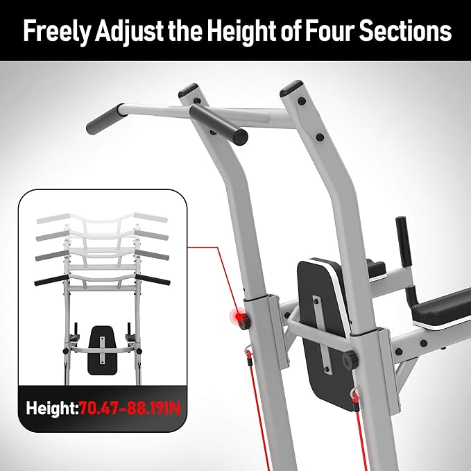 leikefitness Multifunction Power Tower Exercise Equipment