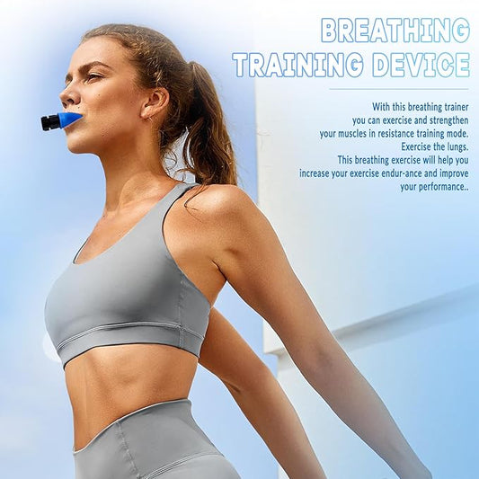 Respiratory Trainer | Compact Exercise Device with Adjustable