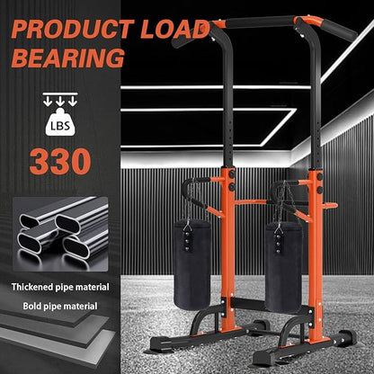 soges Power Tower Adjustable Height Pull Up &