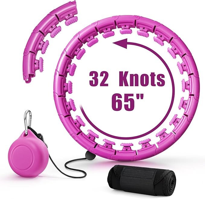 Weighted Fit Hoop Plus Size for Adult Weight Loss 18/32 Detachable 2 in 1, Great