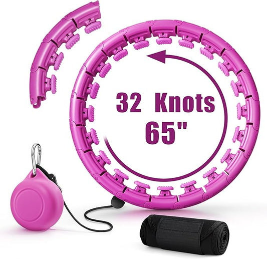 Weighted Fit Hoop Plus Size for Adult Weight Loss 18/32 Detachable 2 in 1, Great