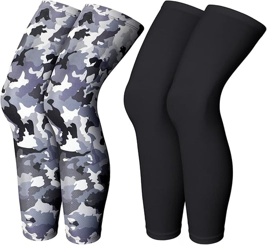 Skylety Compression Leg Sleeve Full Length Leg Sleeves Sports Cycling for Men Women, Running, Basketball