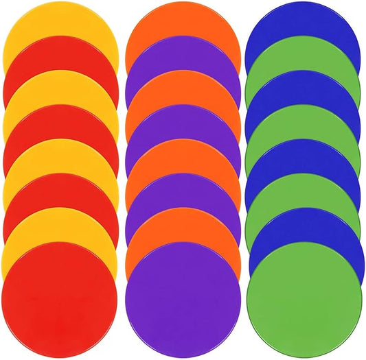 Spot Markers Rubber Floor Dots 9 Inch 10 24Pcs 30Pcs 30Pcs Non