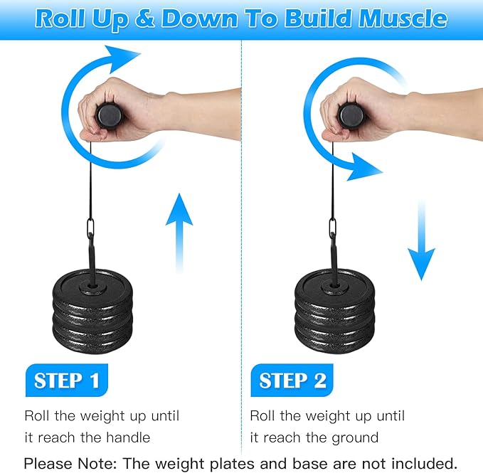 Forearm Wrist Roller Fitness Blaster