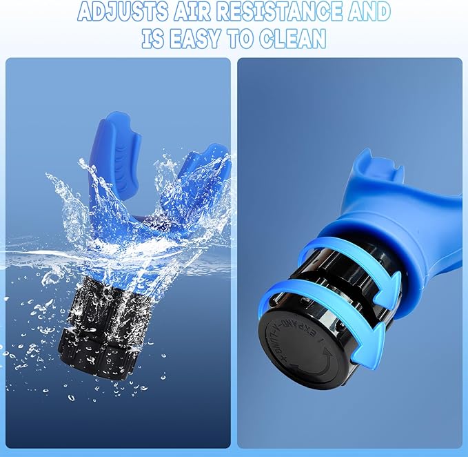 Respiratory Trainer | Compact Exercise Device with Adjustable