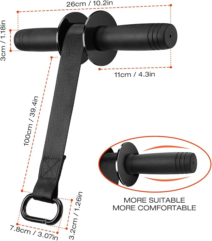 TOBWOLF Forearm Strengthener and Wrist Roller with Quick