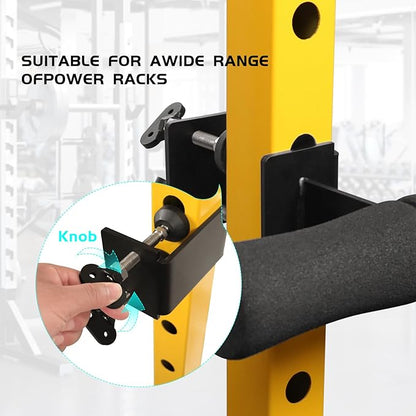 Nordic Curl Squat Rack Attachment: Leg Extension Attachment