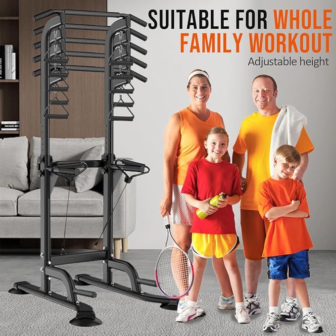 Power Tower Pull Up & Dip Station Multi-Function