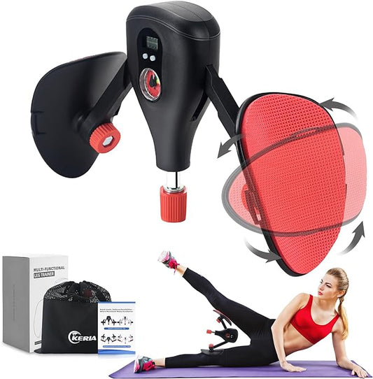 Keria Thigh Master Thigh Exerciser Kegel Leg Stretcher 0-77LB ,Enhanced