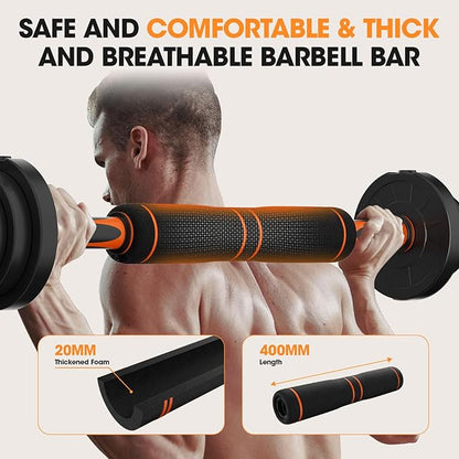 Adjustable Dumbbell Set 20LBS/50LBS/70LBS/90LBS Free Weights Dumbbells,4 in1 Weight Set,Dumbbell, Barbell, Kettlebell, Push-up, Home Gym Fitness Workout Equipment for Men Women