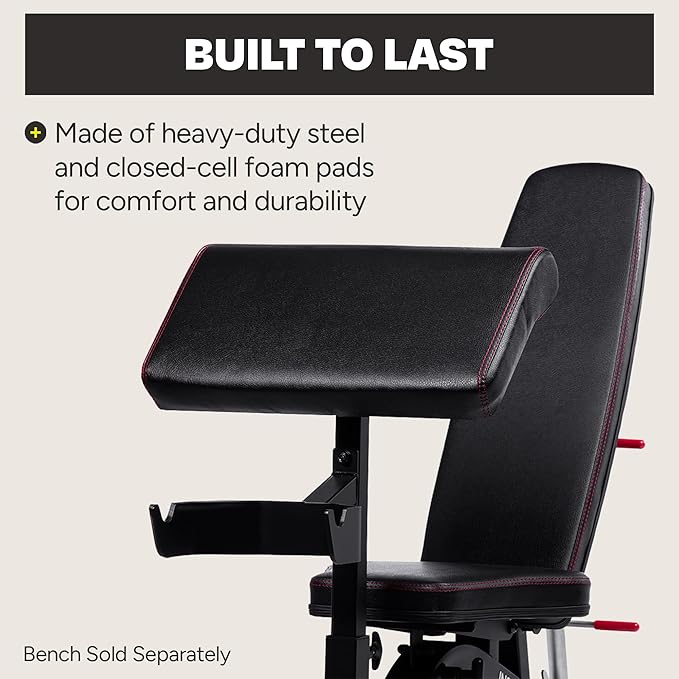 Inspire Fitness Preacher Curl Attachment - Bench Attachment FT1 Bench