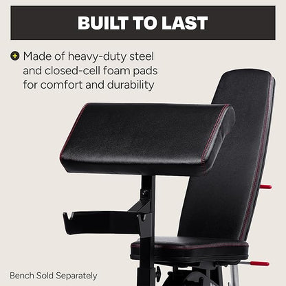 Inspire Fitness Preacher Curl Attachment - Bench Attachment FT1 Bench