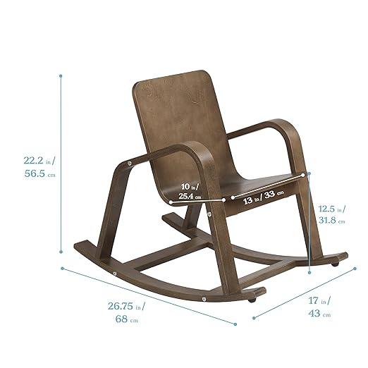 ECR4Kids Bentwood Rocking Chair