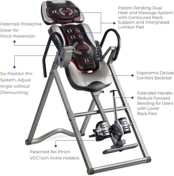 Innova ITM6000 Advanced Heat and Massage Therapeutic Inversion Table