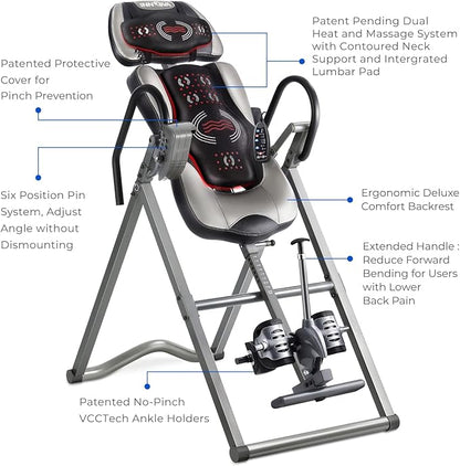 Innova ITM6000 Advanced Heat and Massage Therapeutic Inversion Table