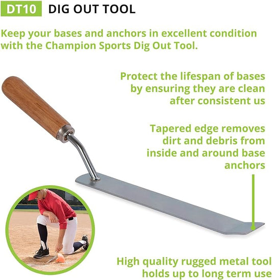 Champion Sports Baseball Dig Out Tool