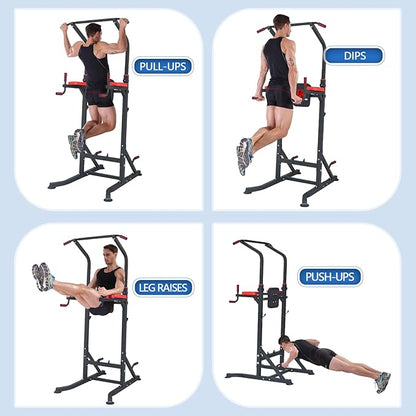 Pull Up Bar Power Tower Dip Bar Station