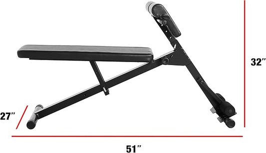 CAP Barbell Hyperextension/Ab Bench