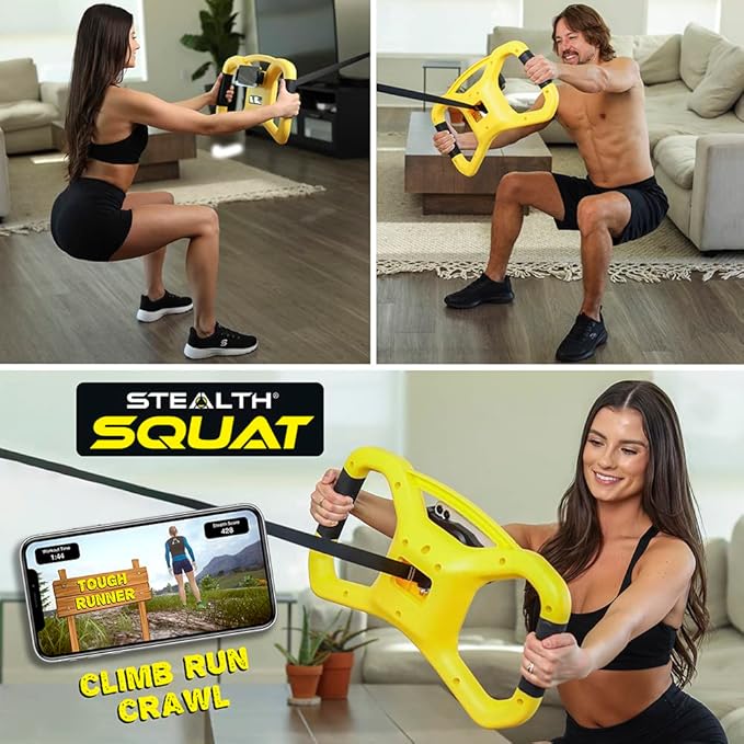 STEALTH Squat Trainer - Home Fitness Equipment &