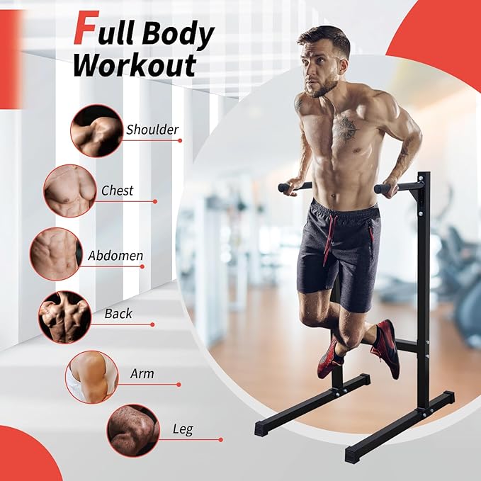 Adjustable Height Dip Bar Station