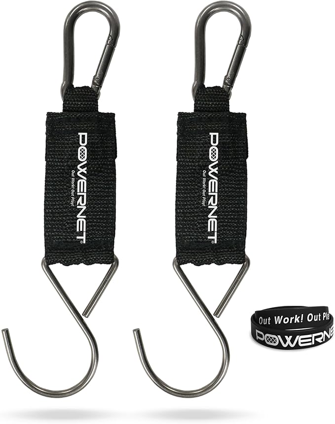 PowerNet Dugout Organizers, Softball & Baseball Bat Fence Rack, Multi-Clip Gear Hanger, Two Fence Hooks or Dugout Bundle, Baseball Coaching Accessories, Baseball Equipment Dugout Organizer with Hooks